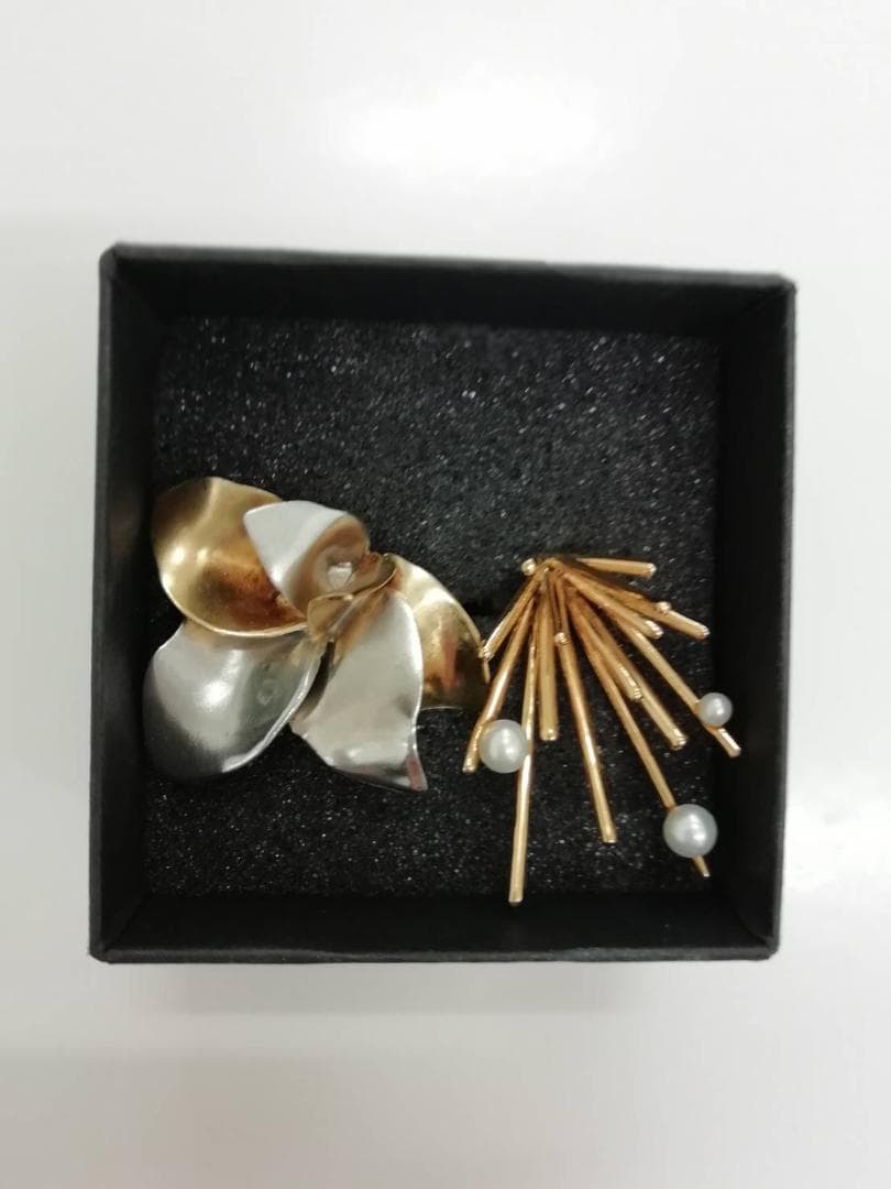 Lamie 片耳用ピアス Pearl Down Spark (M)