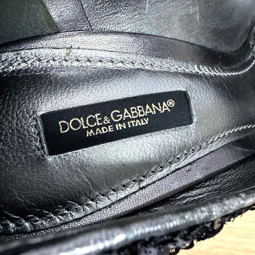 【美品】DOLCE&GABBANA ドルチェ&ガッバーナ　ハイヒールスパンコール