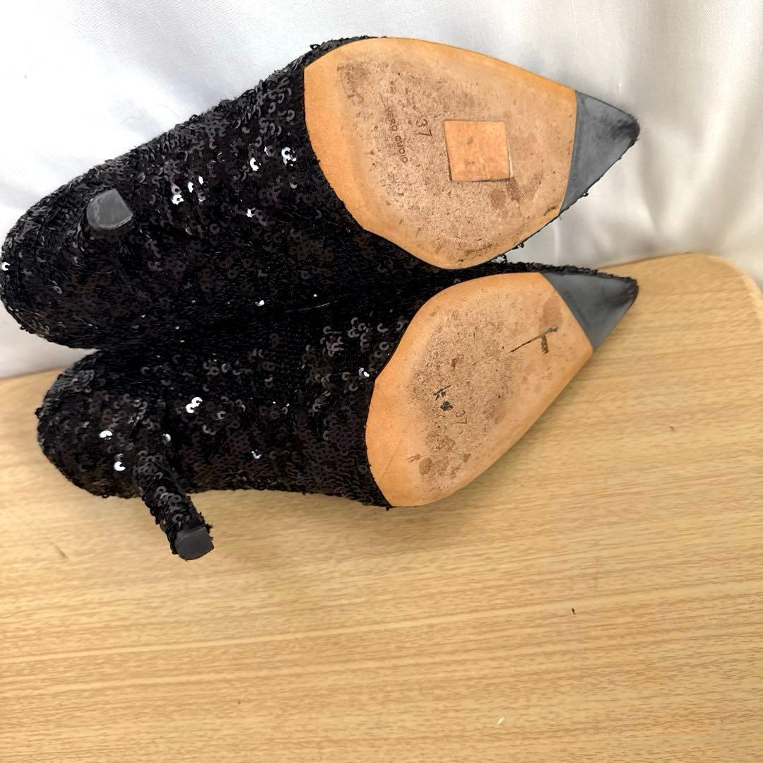 【美品】DOLCE&GABBANA ドルチェ&ガッバーナ　ハイヒールスパンコール