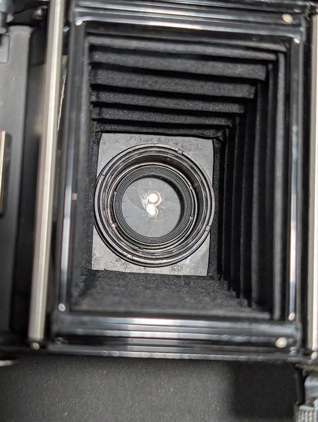 【整備済】KONICA 小西六 Pearl Ⅲ 蛇腹 中判フィルムカメラ