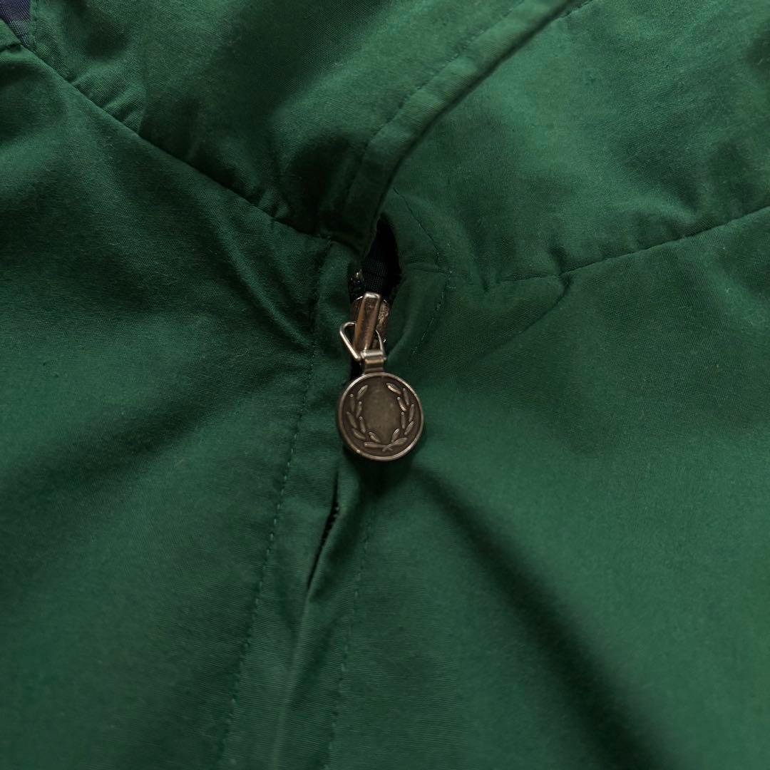 イングランド製　フレッドペリー スウィングトップ　Lサイズ　グリーン　古着