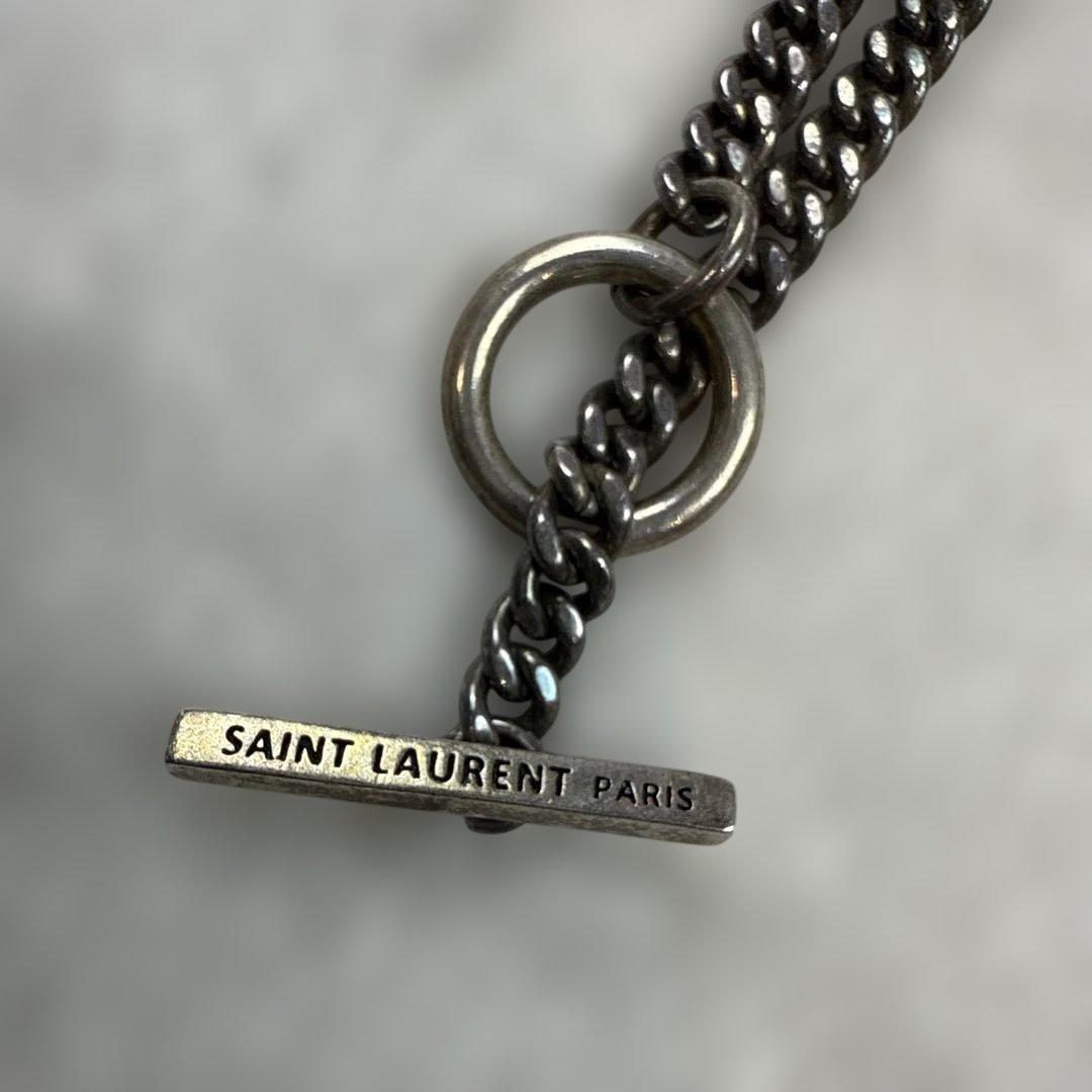 サンローラン　希少　シルバー925 喜平ネックレス