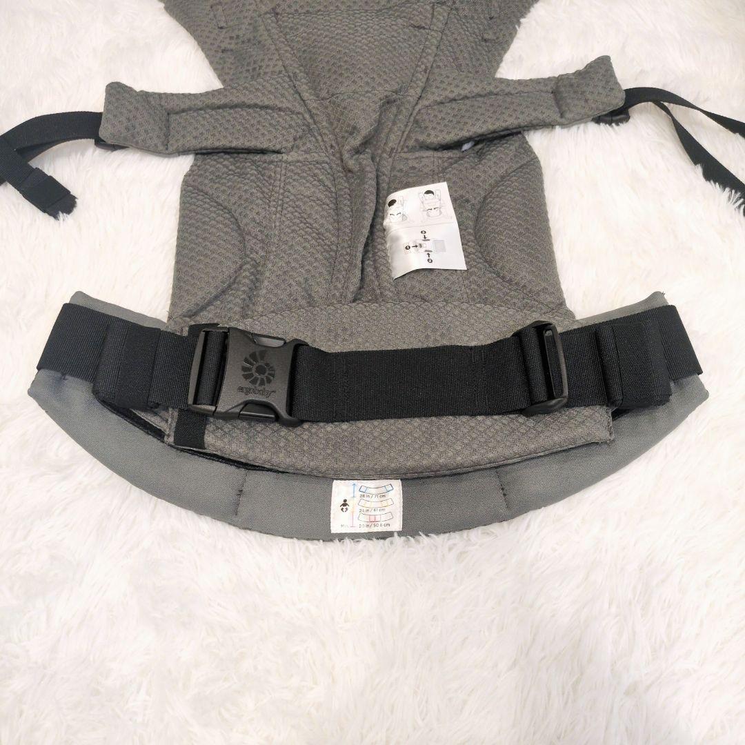 美品 エルゴ OMNI Breeze オムニブリーズ グラファイトグレー