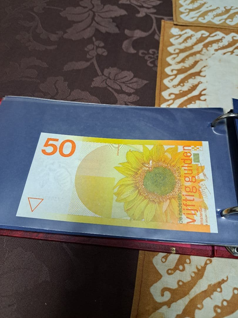 オランダ旧紙幣　5 10 25 50 100 ギルダー