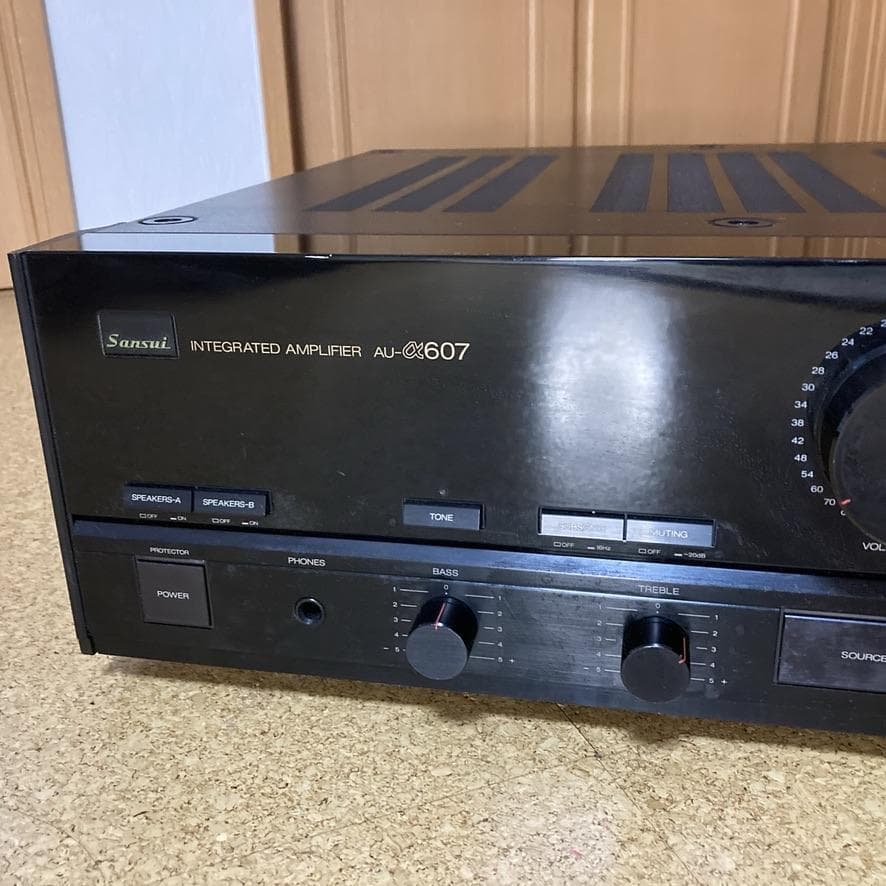 【音出し確認済み】SANSUI AU-α607 プリメインアンプ サンスイ