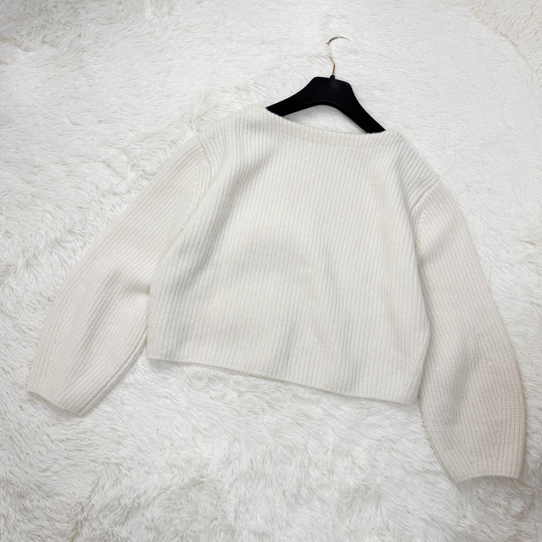 希少♡最高級♡カシミヤ100％♡FOXEY フォクシー ニット ホワイト 40