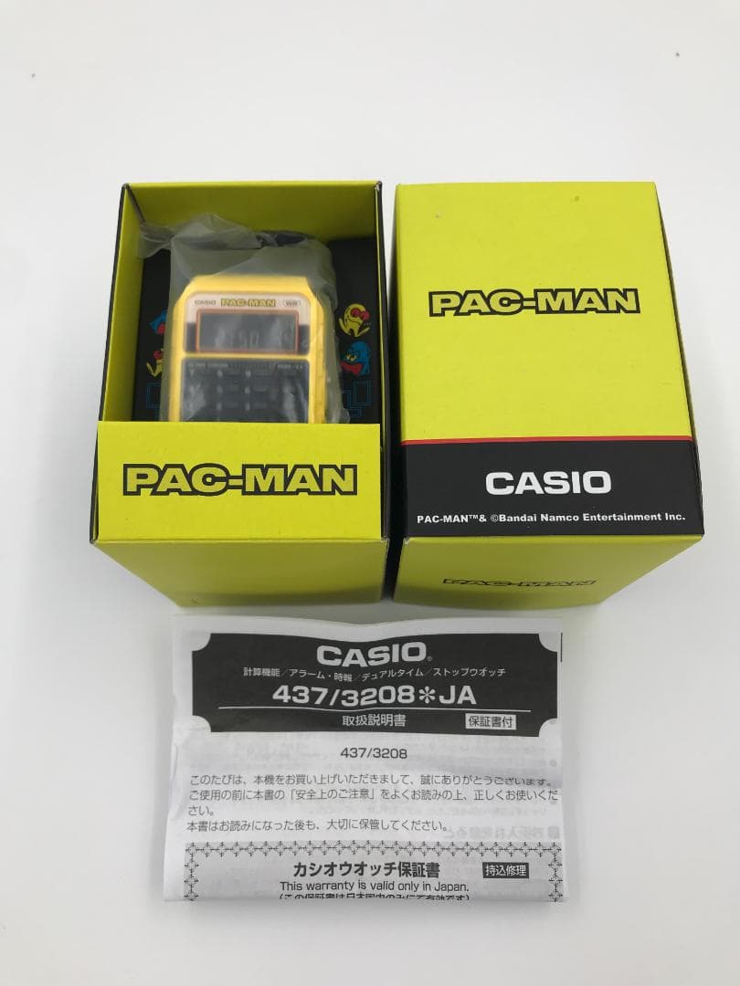 【新品】 パックマン CASIO コラボ CA-53WPC-1BJR