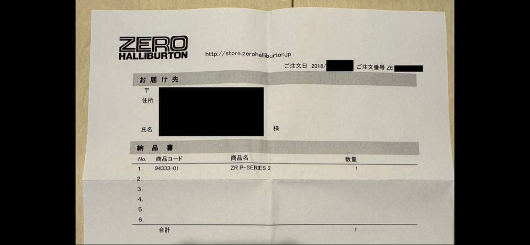 成立）ゼロハリバートン P-series2 Made in USA アタッシェ