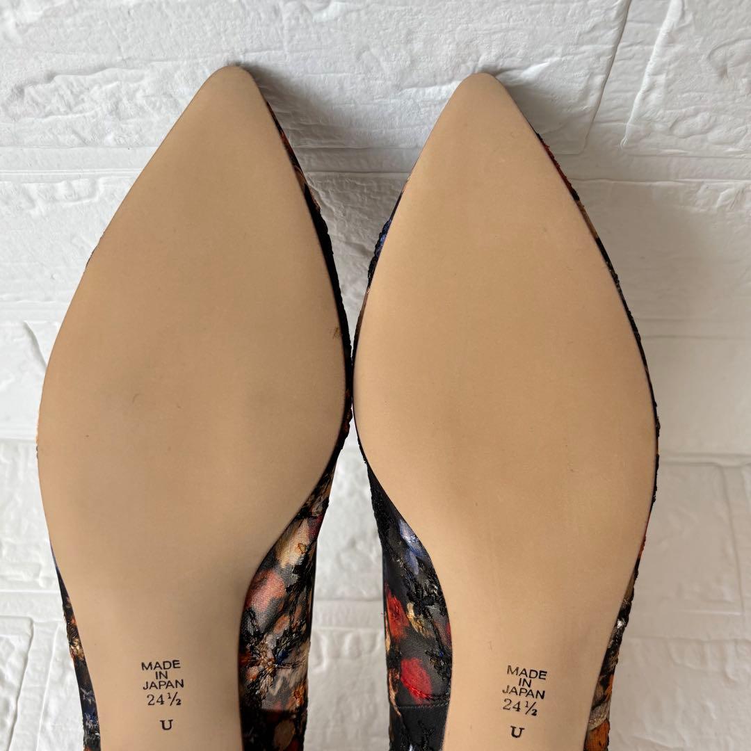 ✨新品未使用✨DIANA 絵画シリーズ ブリューゲル パンプス 黒 24.5