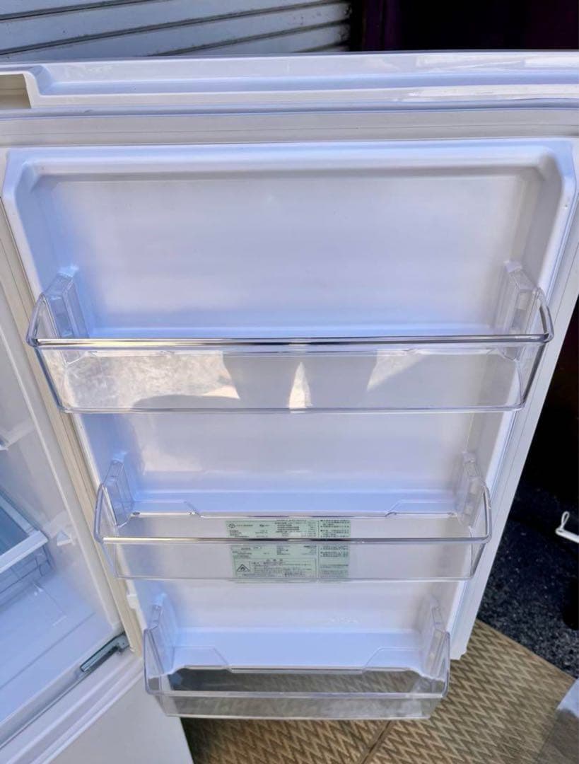 ② 【送料無料】2023年製　AQUA冷蔵庫 AQR-17N(W) 201L