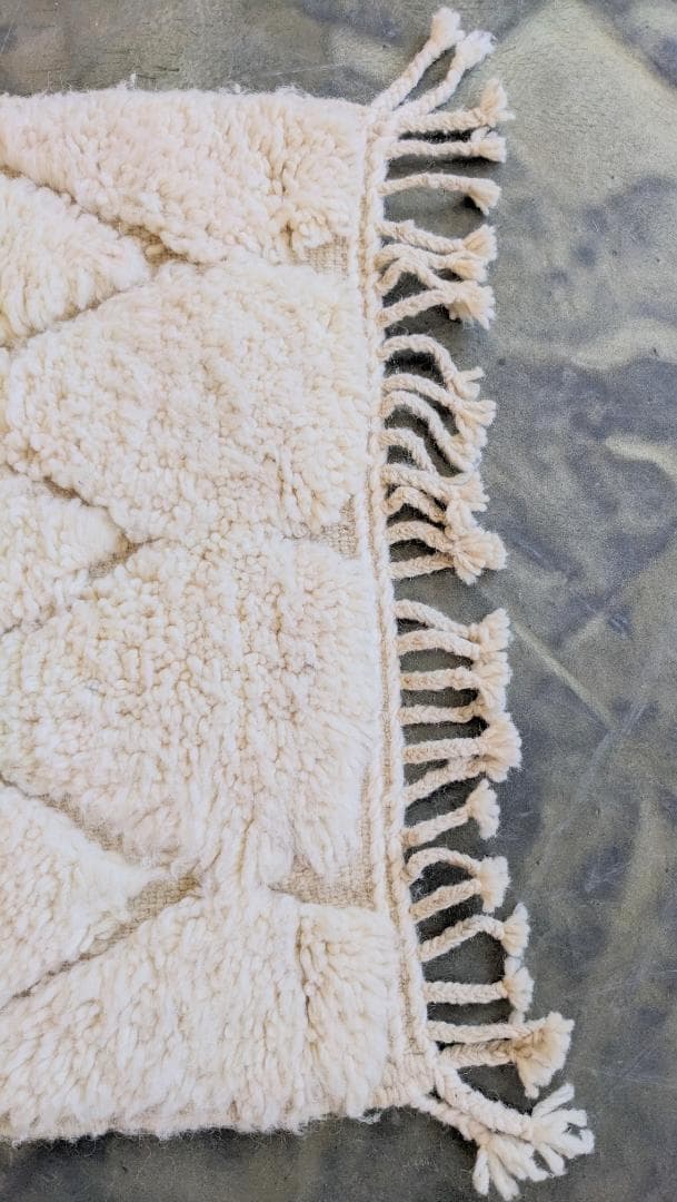 【週末限定セール】新品未使用モロッコミニベニワレンラグ-No.20 62×108