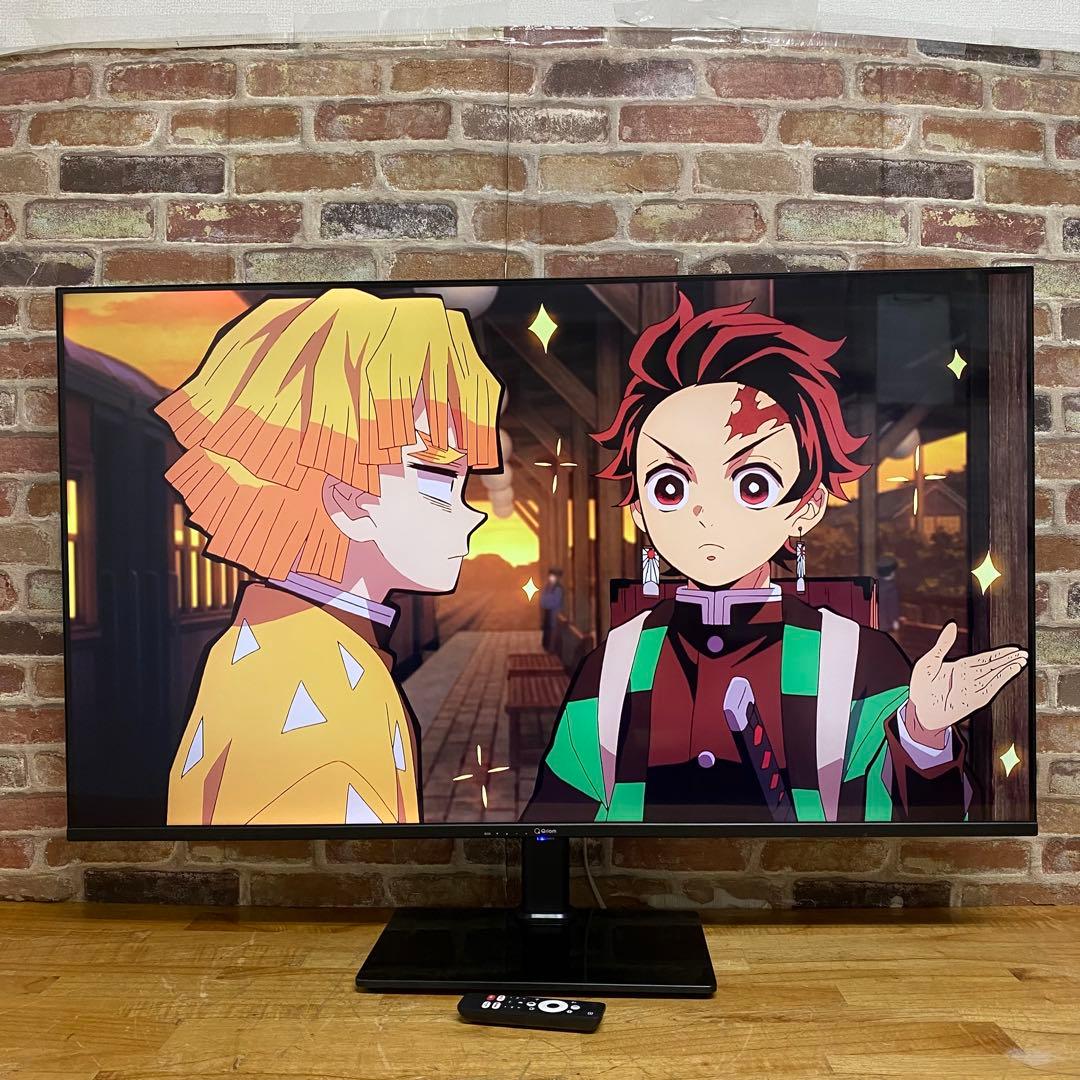 2024年製！50V型 チューナーレス 4K 液晶テレビ QRH-50TL4K