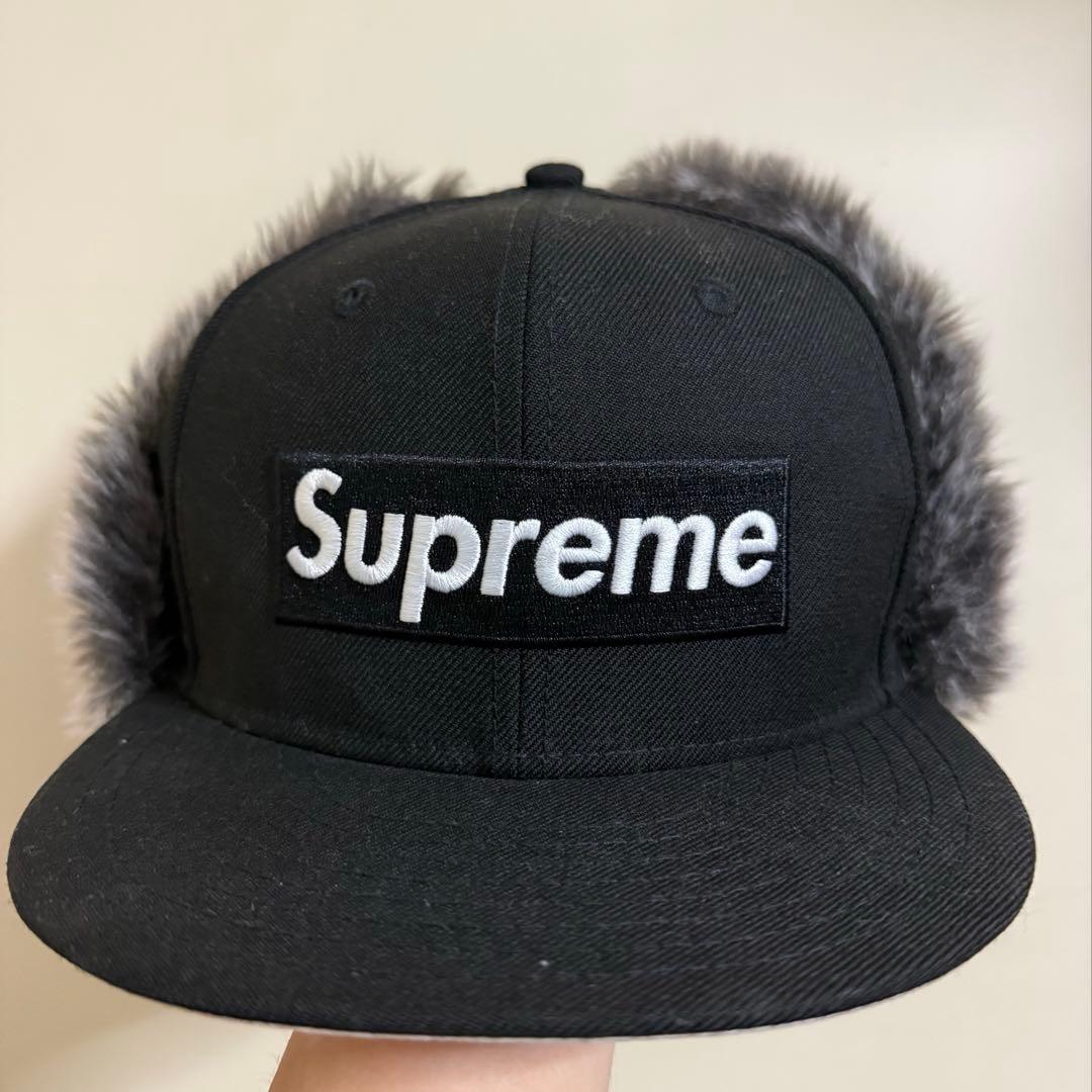 帽子 Supreme Earflap New Era Black