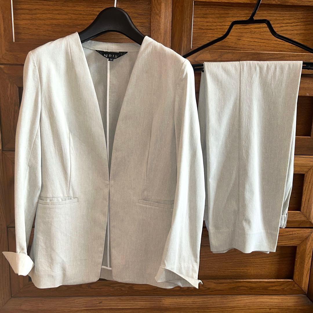 【Riz】INDIVI 夏用パンツスーツ