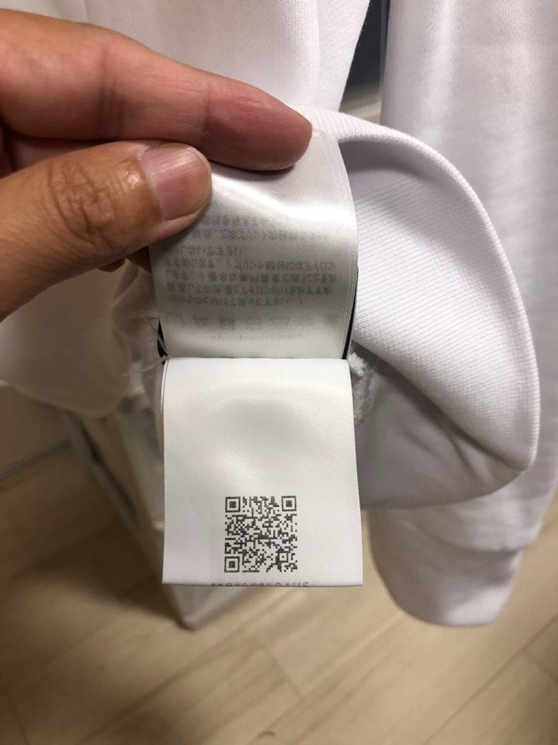 MONCLER トレーナー 白 スウェット オーバーサイズ 2 GENIUS