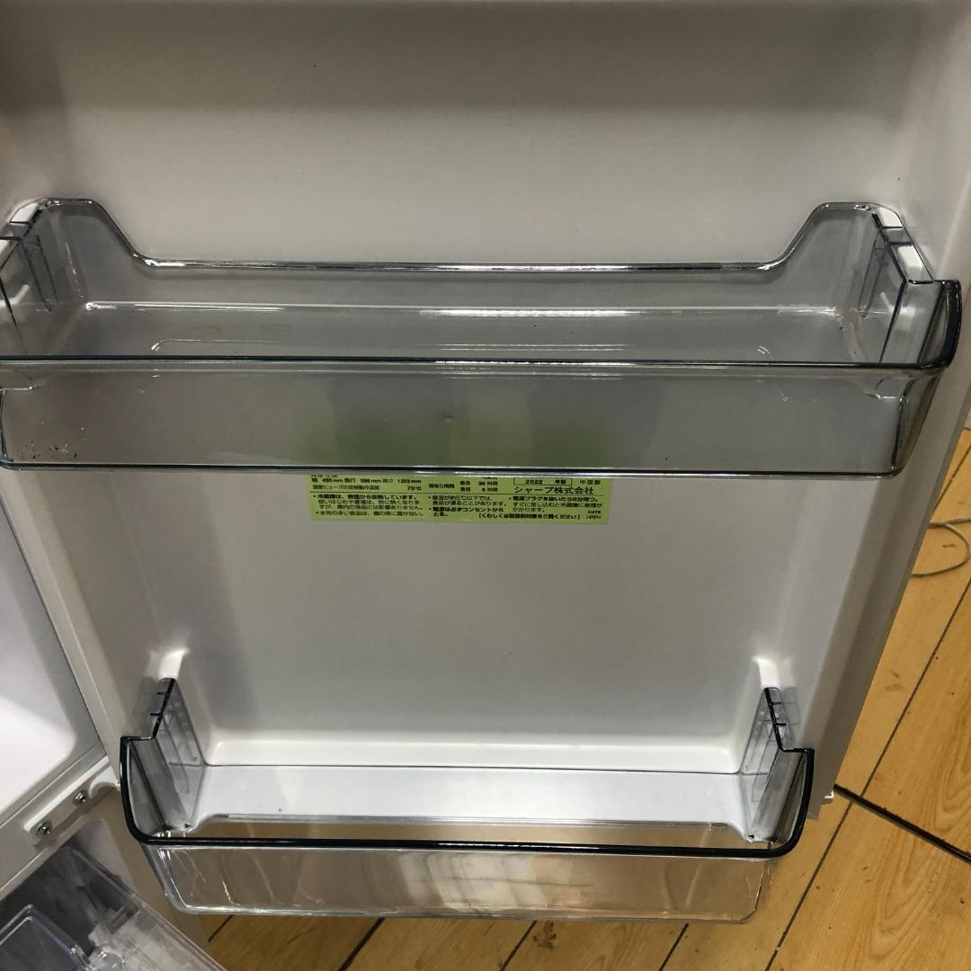 送料無料 美品 SHARP 冷蔵庫 SJ-D15H 2022年製 88125