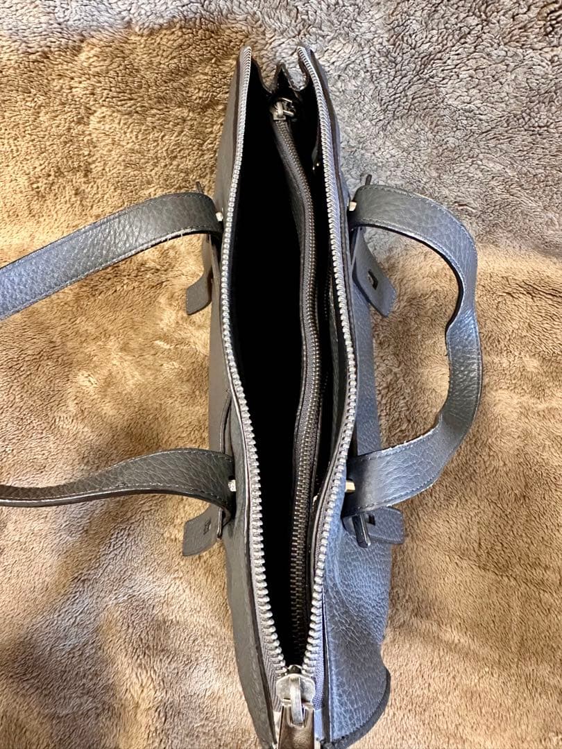 フルラFURLA☆トートバッグ GIOVE☆ダークグレー☆中古