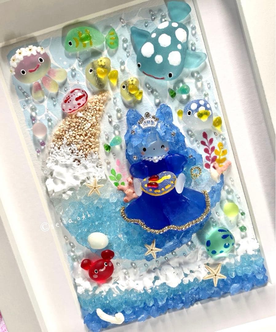 海のお月様 ウミウシのプリンセス インテリア アクアリウム 鮫