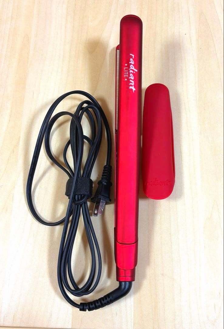 radiant liteストレートヘアアイロン レッド ラディアント　24mm