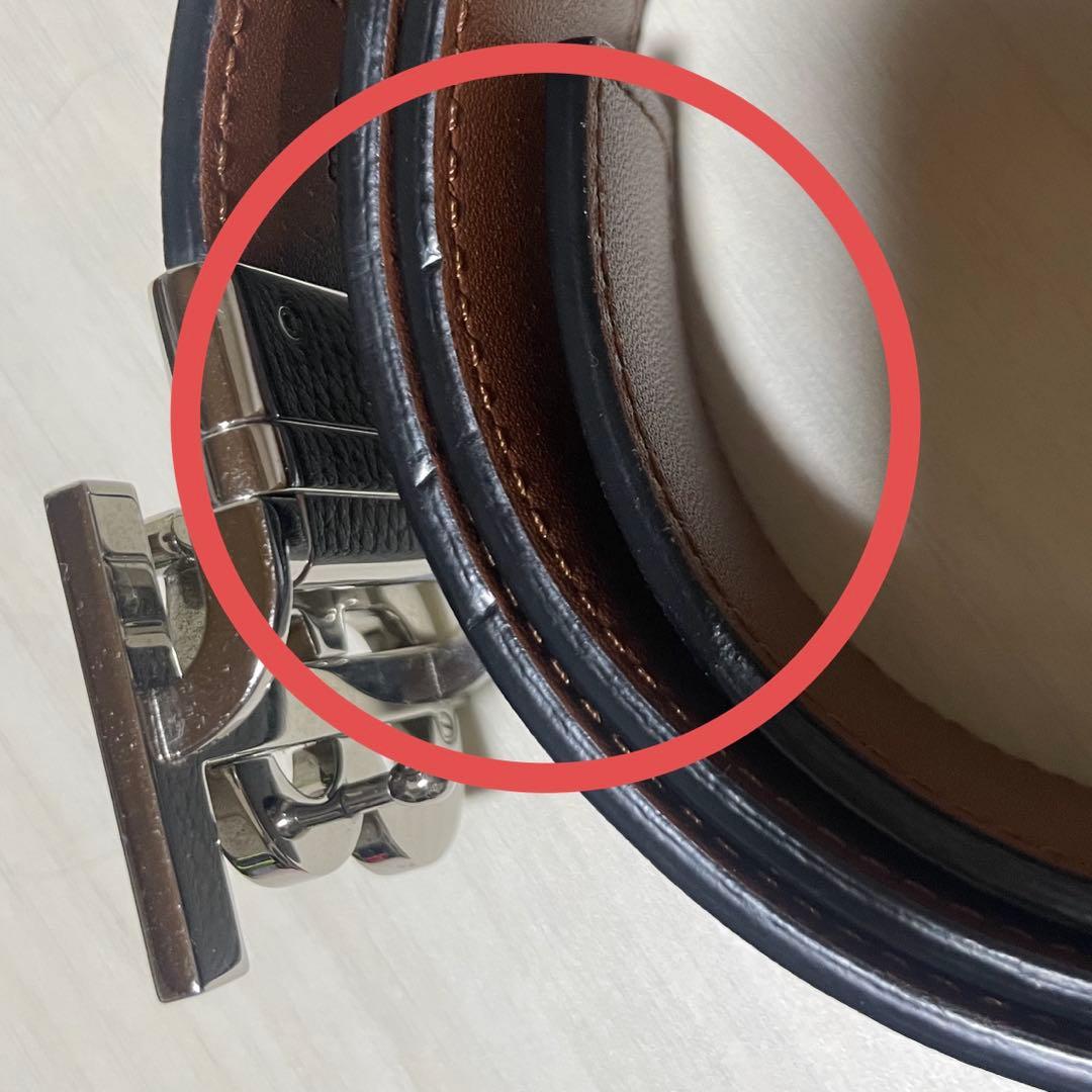 BURBERRY TBロゴ ベルト リバーシブル 38/95 メンズ