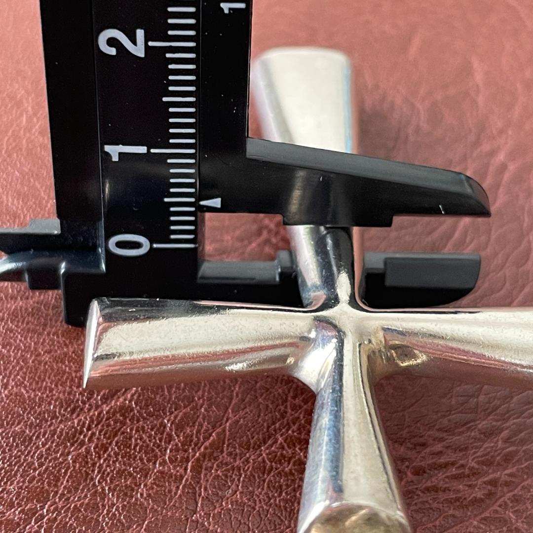 ビンテージ シルバー925 クロスネックレス メキシコ刻印 ペンダント重厚 希少