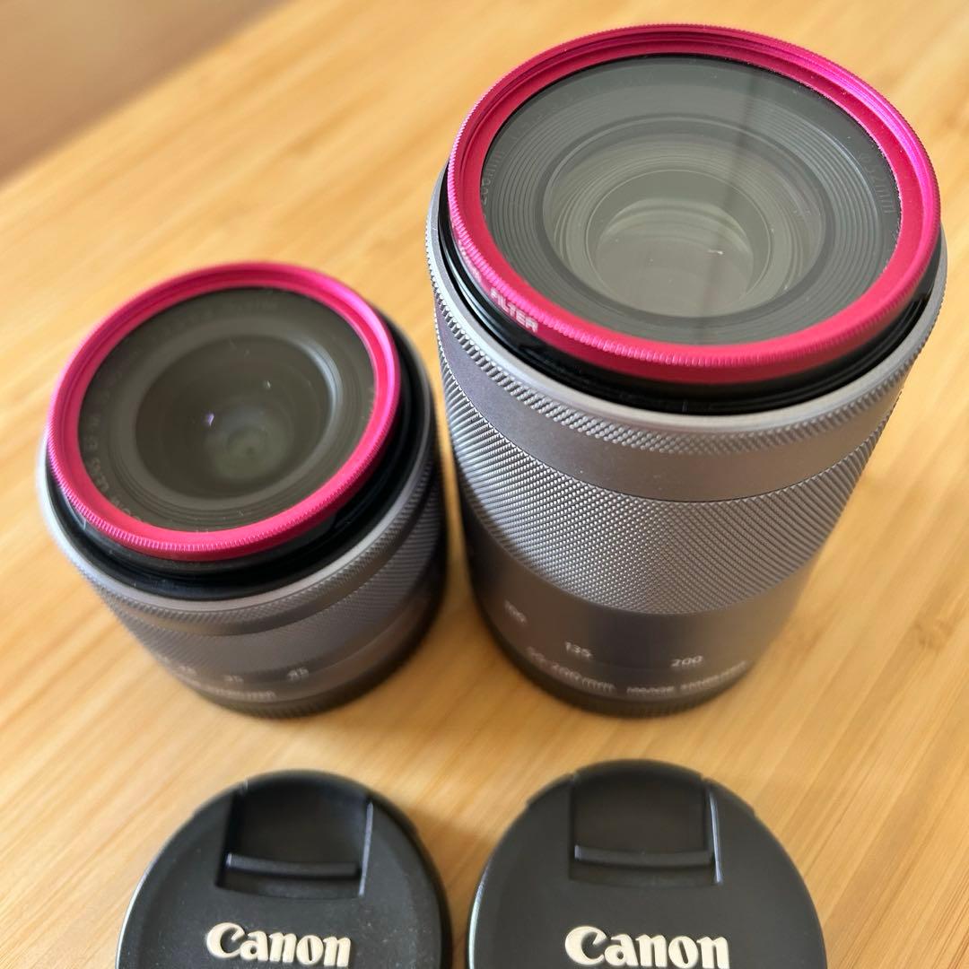 Canon ミラーレス一眼カメラ EOS Kiss M ダブルズームキット