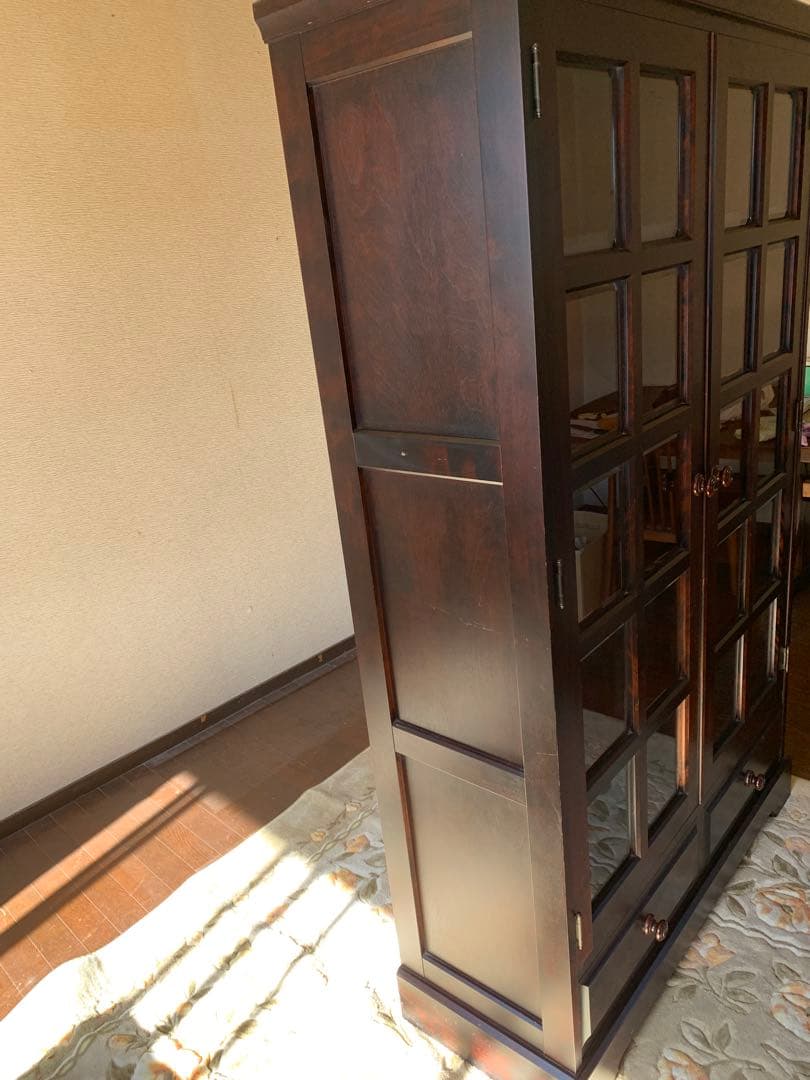 【美品良好】北海道民芸家具 本棚 書棚 キャビネット