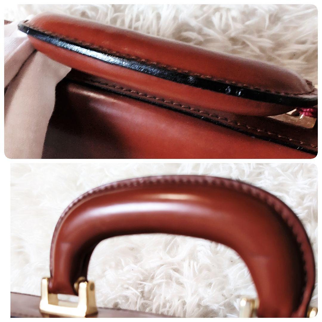 高級✨️peroniペローニ ビジネスバッグ 鍵付 自立 刻印 本革