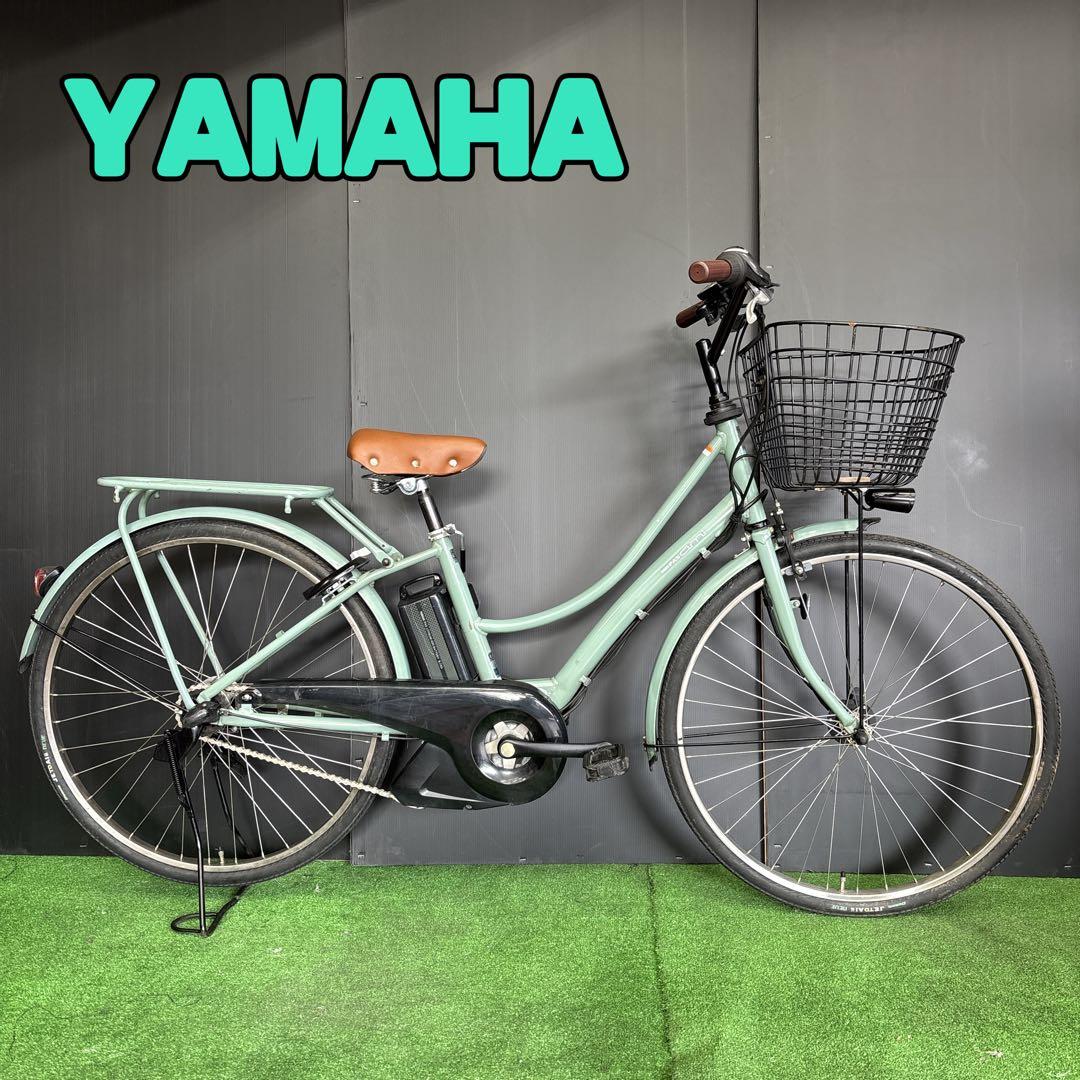 電動自転車 YAMAHA PAS ami グリーン　48★