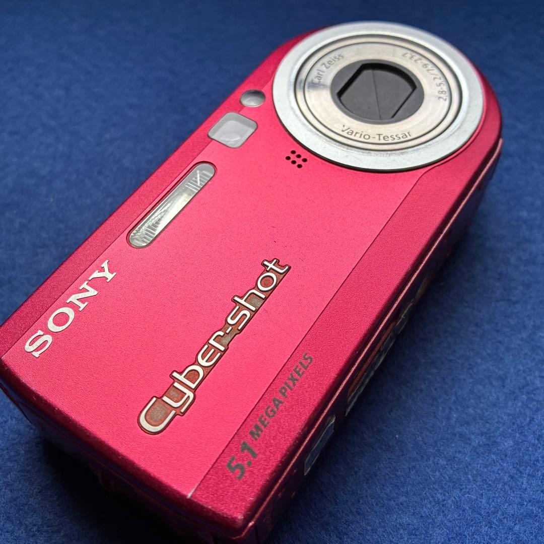 【美品】SONY Cyber-shot DSC-P100赤【箱付き／完動品】