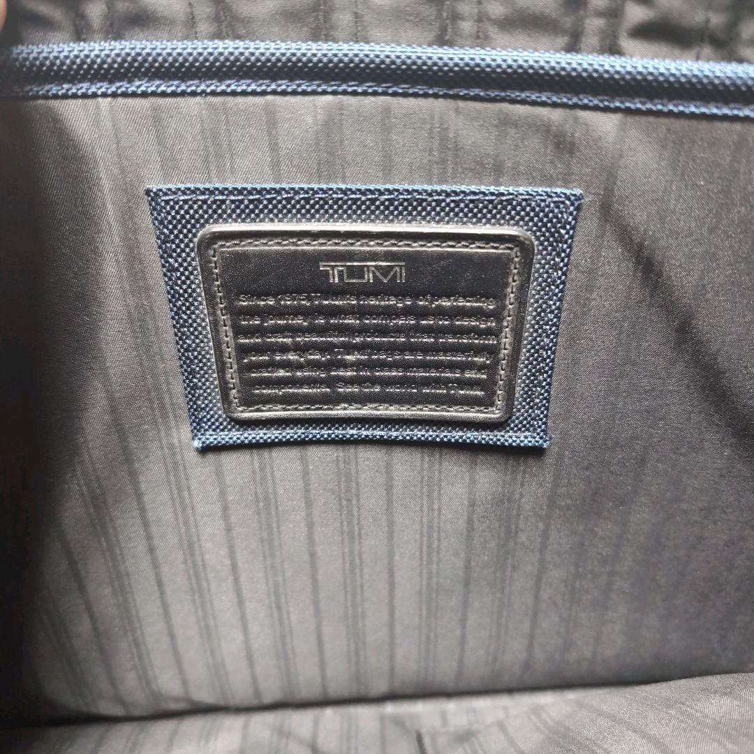 美品　トゥミ　トートバッグ　ジャーヴィス ビジネスバッグ　ネイビー　レザー