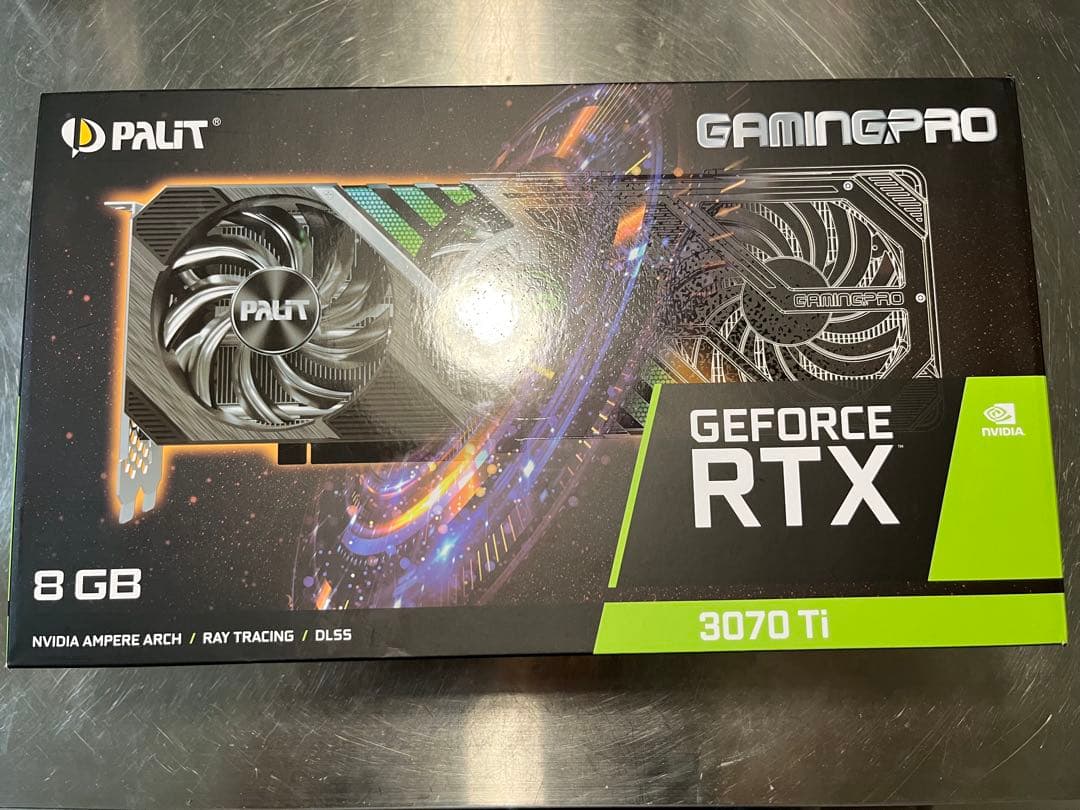 【新品同様】Palit RTX3070Ti 8GB GamingPro