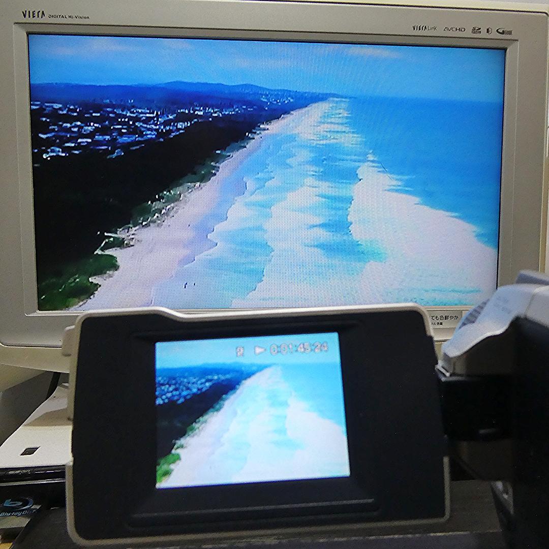 動作品ソニー DCR-TRV18 MiniDVビデオカメラ　DVDダビングに最適