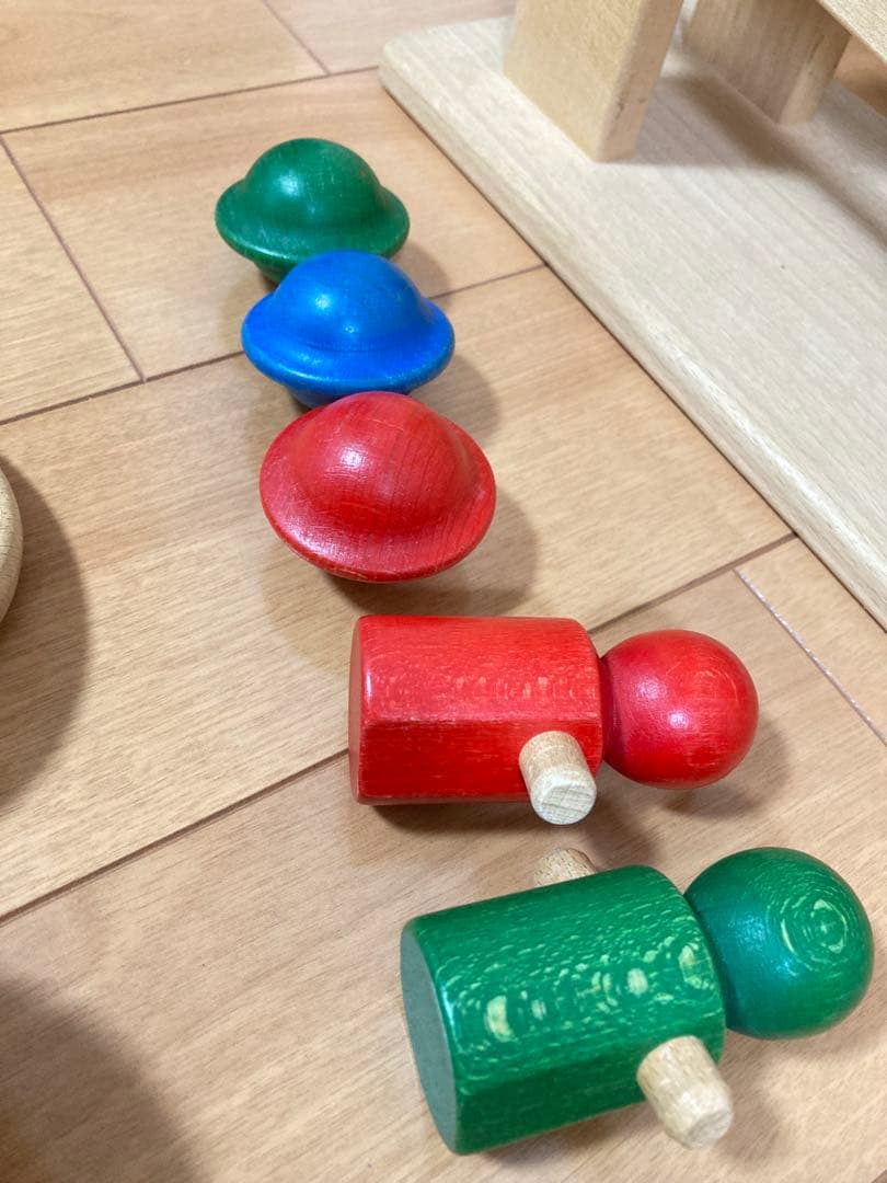 ニック社　nic 木製 スロープトイ　知育玩具 多段スロープ