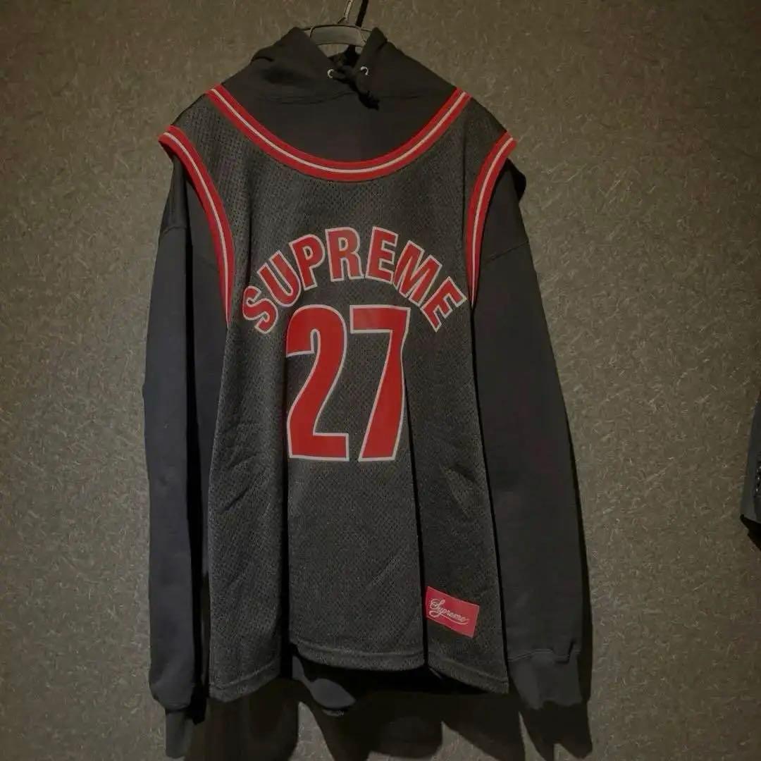 ✨*✨様 シュプリーム　レイヤード ベスト パーカー L 美品