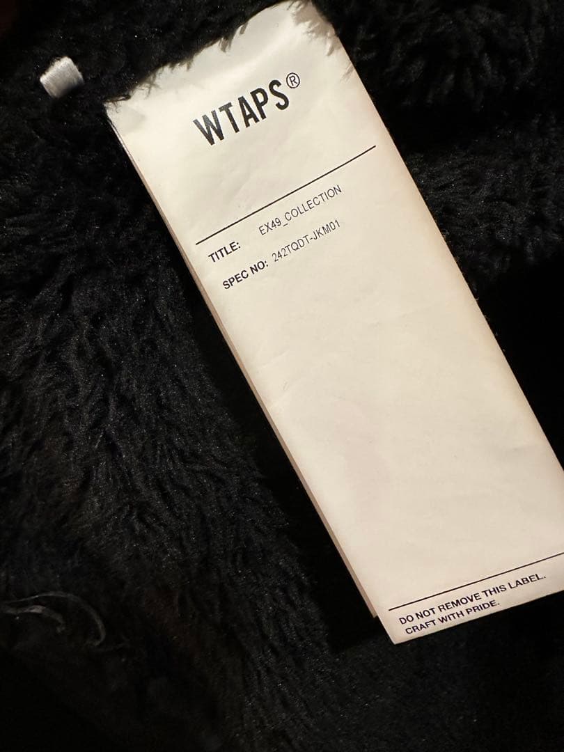 wtaps 裏ボアコーチジャケット　24aw Sサイズ