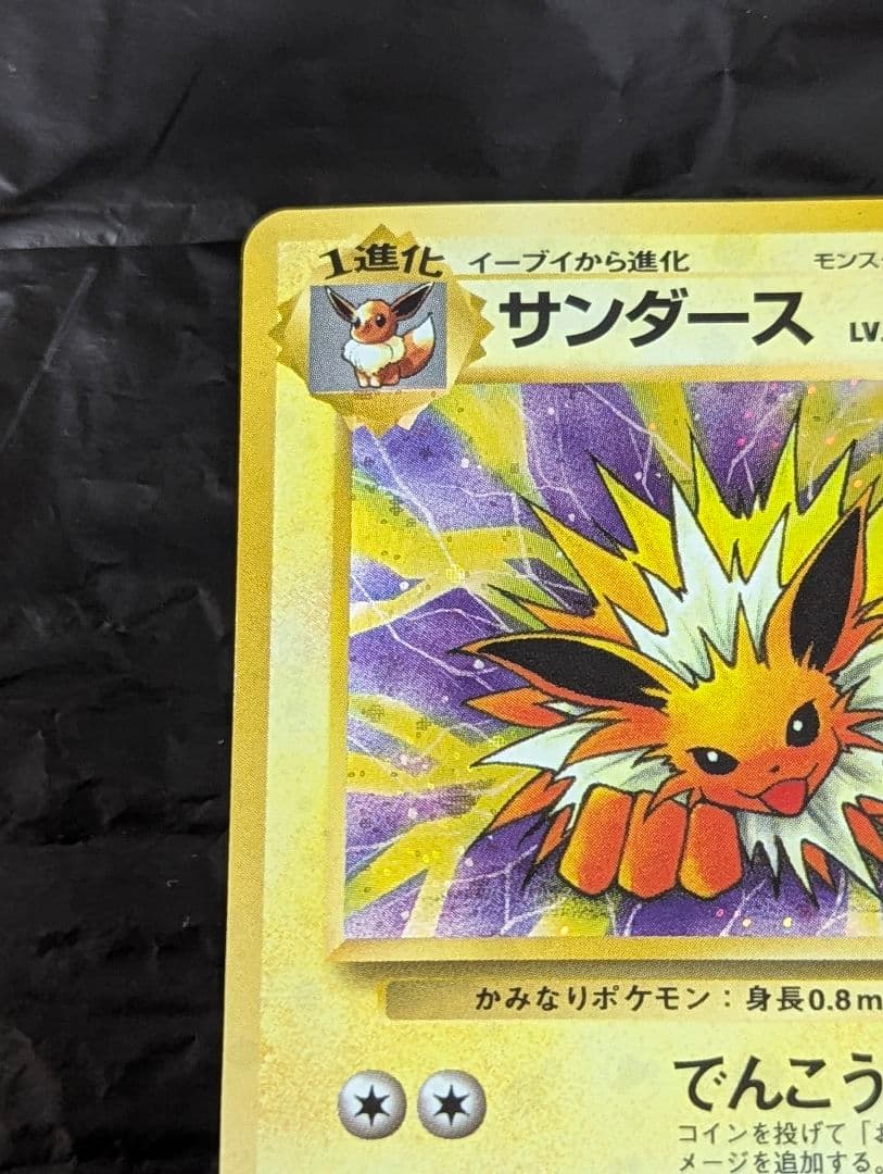 ポケモンカード　旧裏　サンダース　ポケモンジャングル