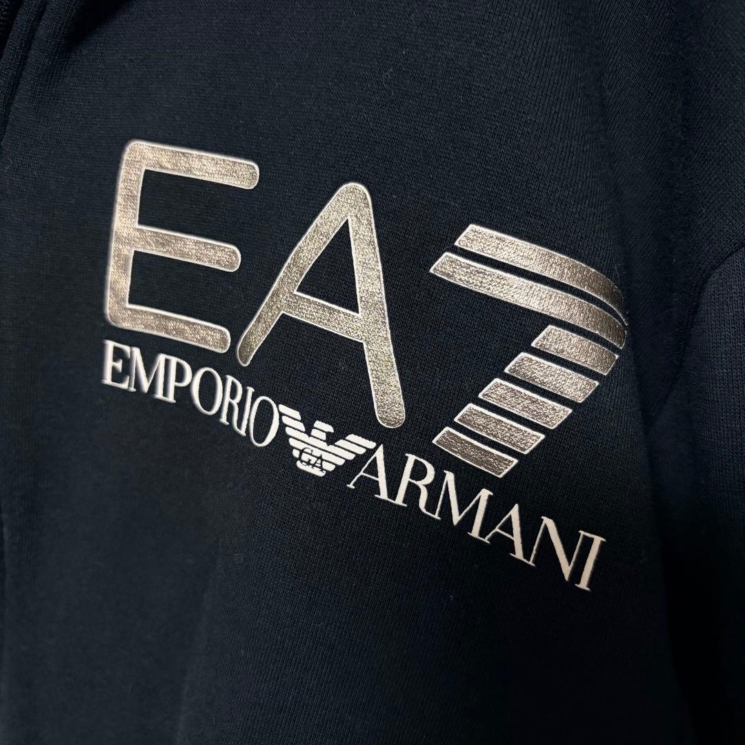 《EMPORIO ARMANI》ジップスウェット スウェットパンツ 裏起毛