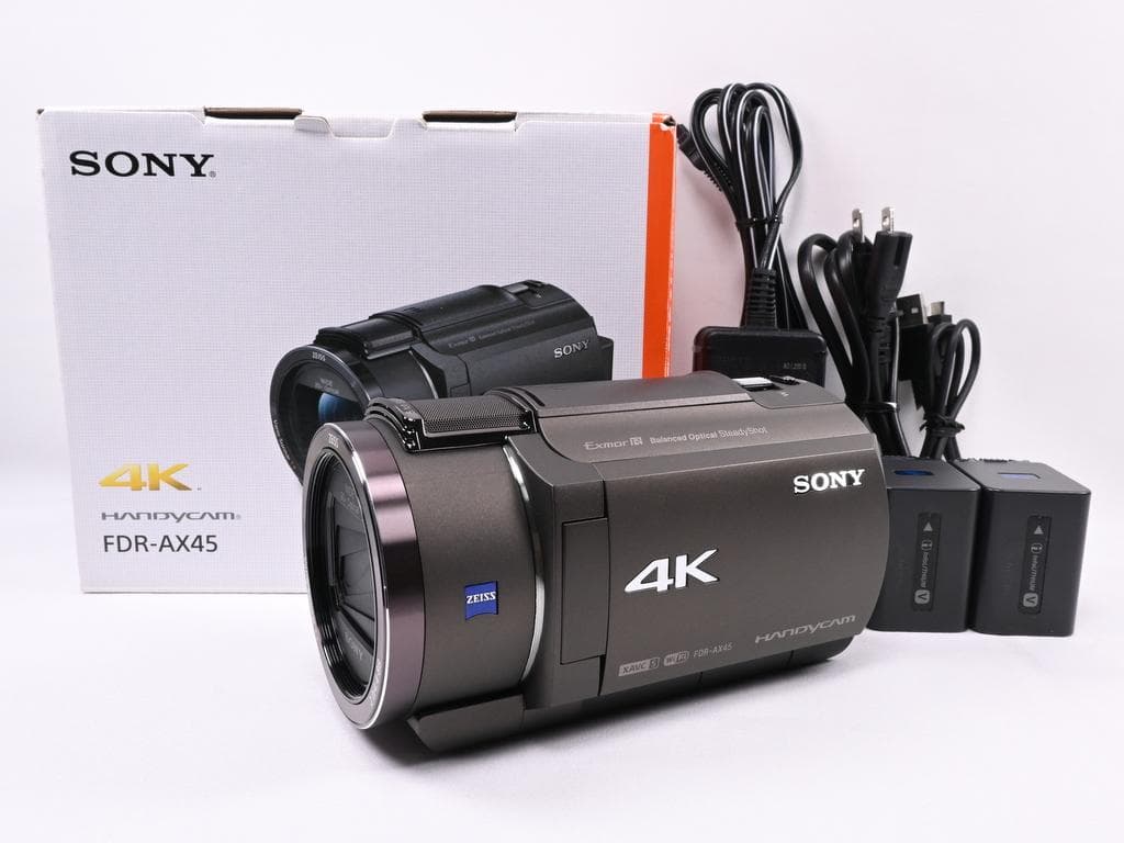 【美品】 ソニー　SONY FDR-AX45 デジタル4Kビデオカメラ