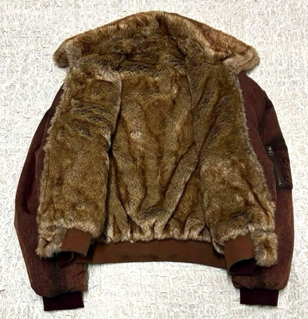 【極美品】BALLSY BROTHERS リバーシブルファーフライトジャケット