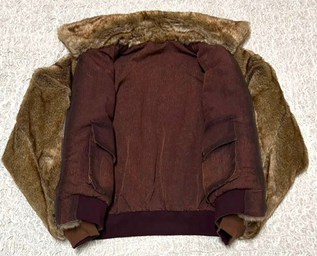 【極美品】BALLSY BROTHERS リバーシブルファーフライトジャケット