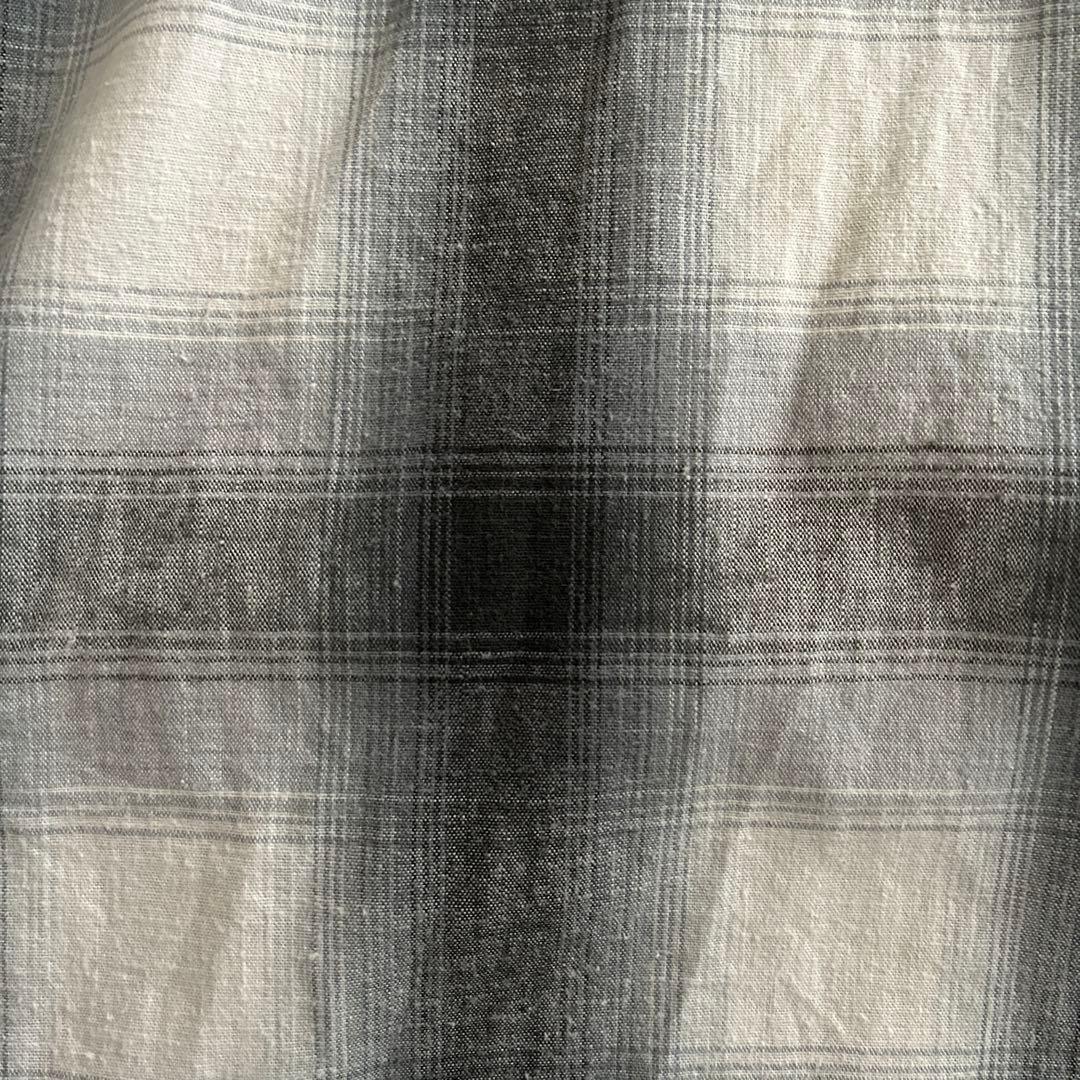 Vintage 50s~ PILGRIM オンブレチェック オープンカラーシャツ