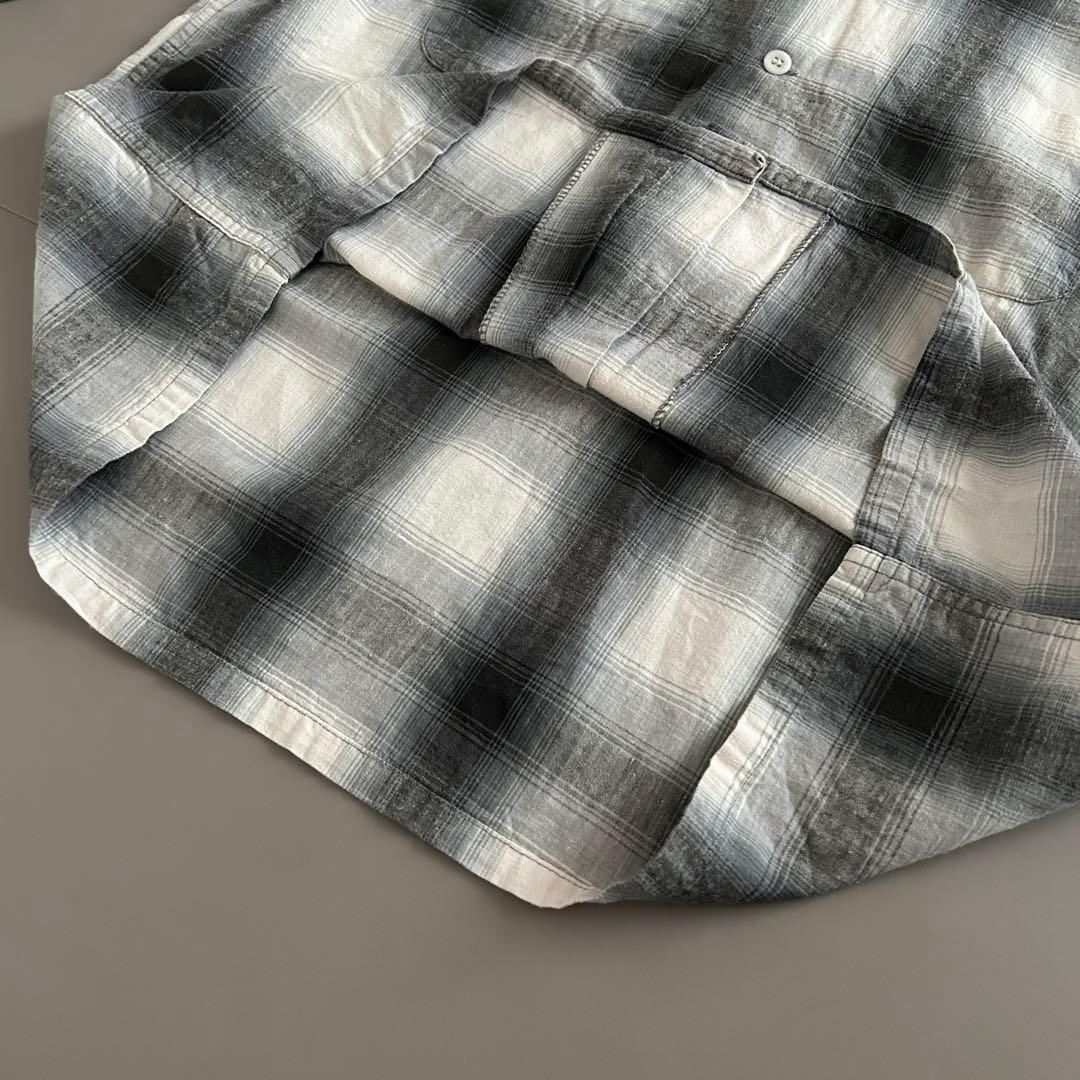 Vintage 50s~ PILGRIM オンブレチェック オープンカラーシャツ