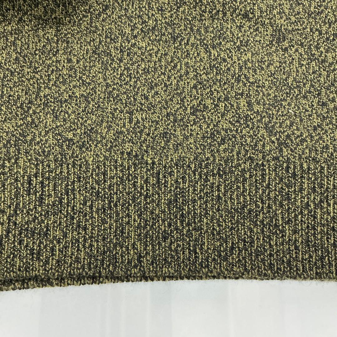 MARGARET HOWELL モックネック スイッチングウールニット