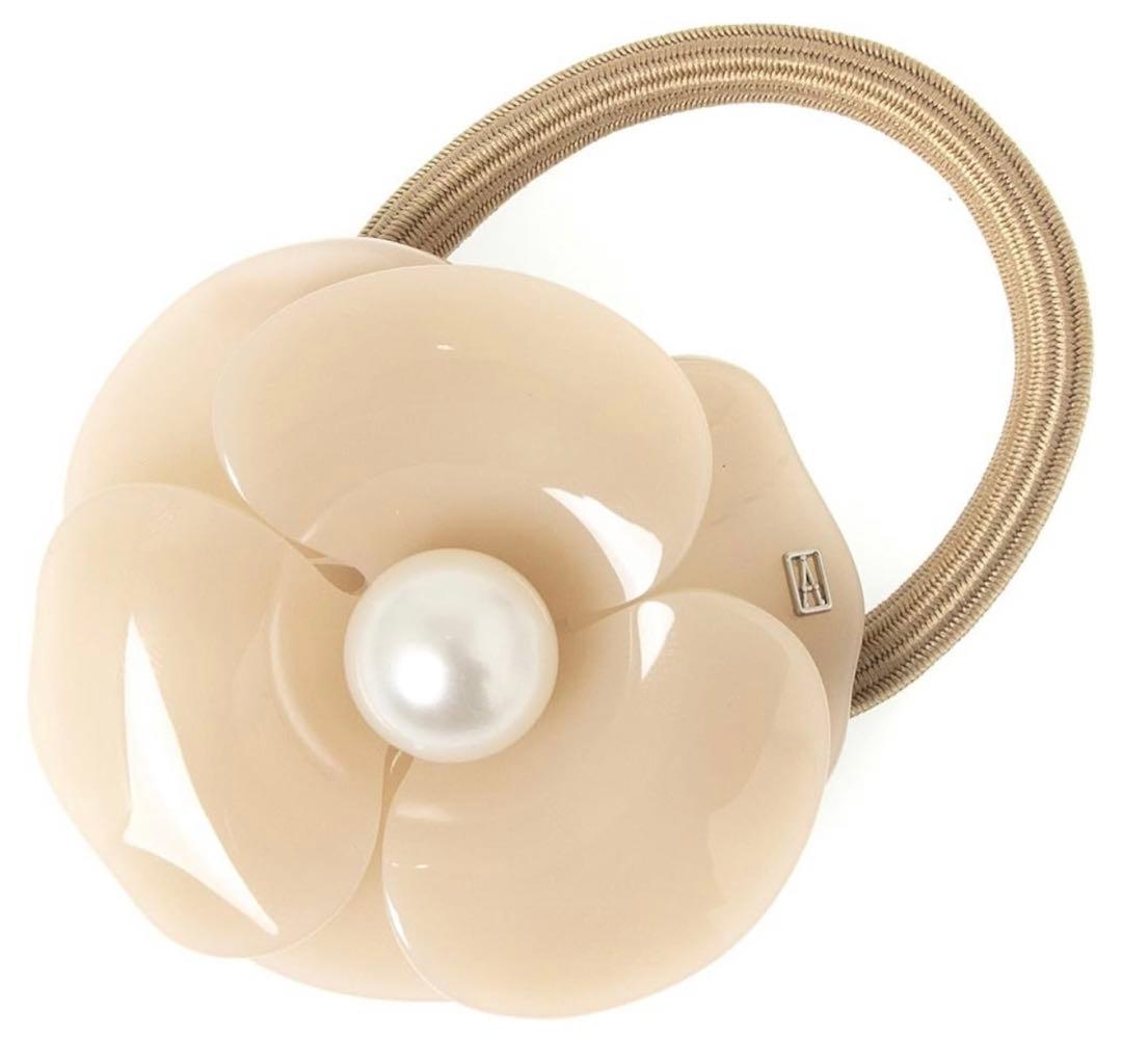 新品未使用　アレクサンドル ドゥ パリ　パールヘアゴム