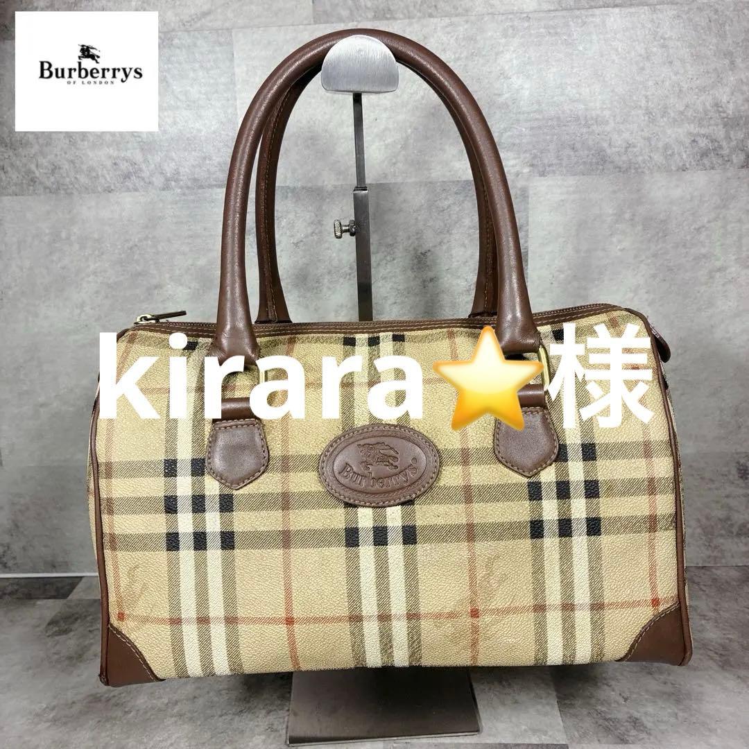 【希少・入手困難】✨Burberrys Mini Boston Bag Y2K