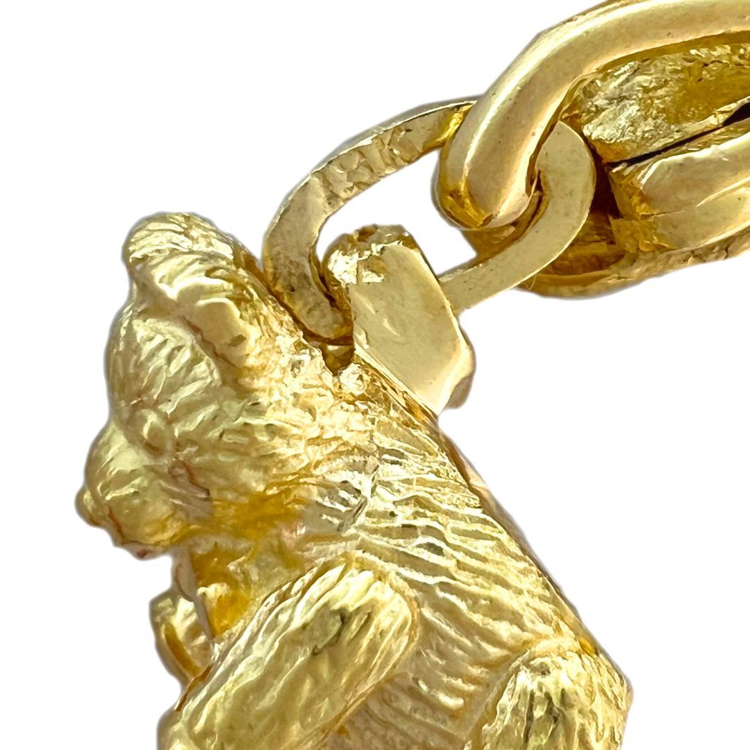 極美品　ティファニー　ブローチ　テディベア　K18　ヴィンテージ　希少　レア