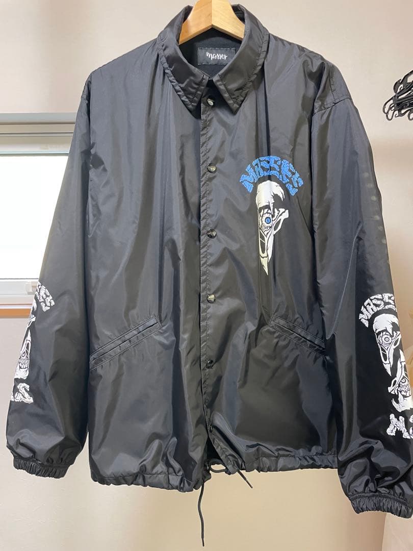 新品 MASSES マシス コーチジャケット M black キムタク 長瀬
