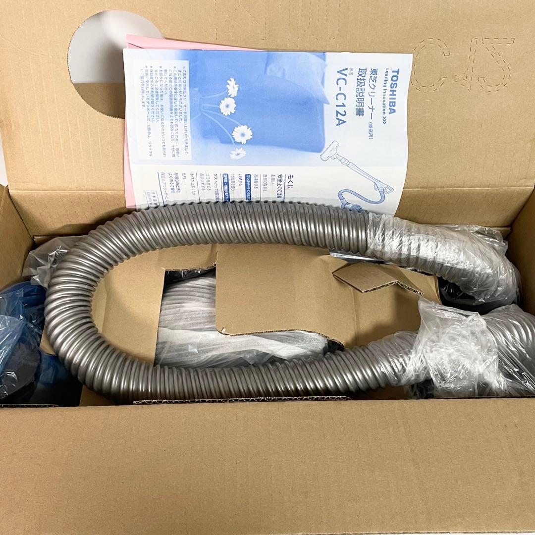 【未使用品】TOSHIBA 東芝 サイクロン掃除機 トルネオ VC-C12A P