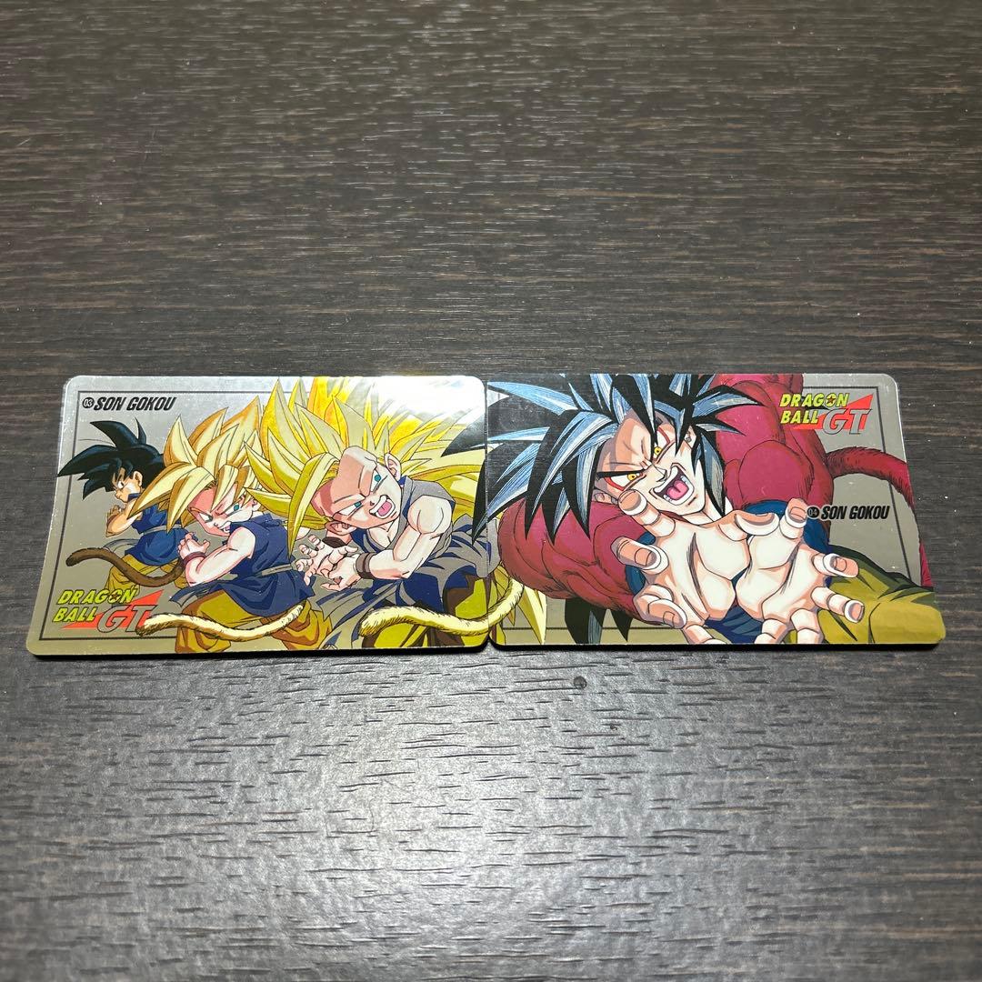 ドラゴンボールGT カードダス スーパーバトル No.03、04孫悟空 セット